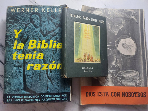 Dios La Biblia Los Niños. 3 Libros Religión. Ian 003