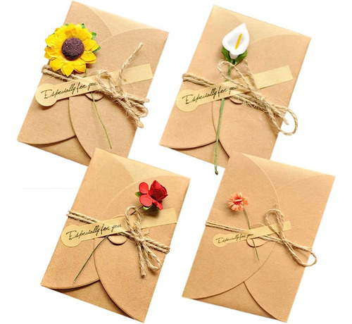 ~? Aecih Flower Thank You Card 12 Pack All Occasion Greeting