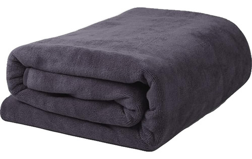 Mylsmple Microfiber Luxury Grey Toalla De Baño Extra Large B