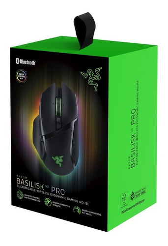 Imagen 2 de 3 de Mouse Razer Gamer Basilisk V3 Pro Nasa Black Rz01-04620100-r