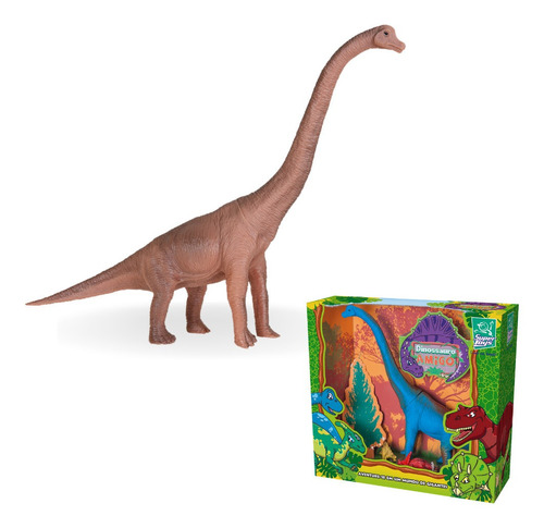 Miniatura Brinquedo Infantil Dinossauro Amigo Braquiossauro