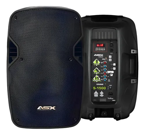 Caixa Ativa 15 Polegadas Profissional 500w Rms Asx S1500 Usb