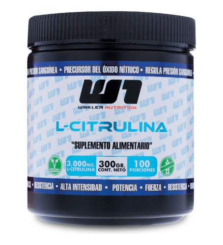 L-citrulina 300g Vasodilatador + Óxido Nítrico Winkler Nutri