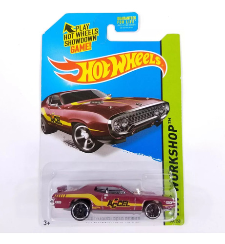 Hot Wheels # 244/250 - '71 Plymouth Road Runner 1/64 - Bfg03