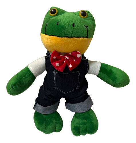 Rana Rene - Rhenné Con Overol Peluche 30cm De Lara Campos Verde