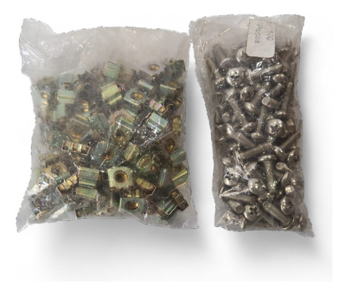Kit Porca Gaiola C/ Parafuso M5 Para Rack 19 (kit C/100pçs)