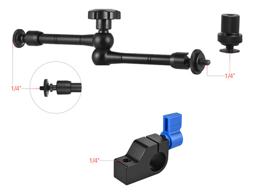 Adaptador Para Jaula De Fricción Ajustable Con Brazo De Luz