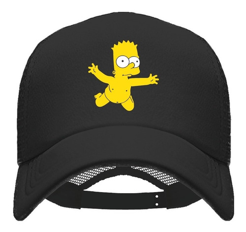 Gorra Los Simpson Bart Bebé Disco Nirvana The Simpsons