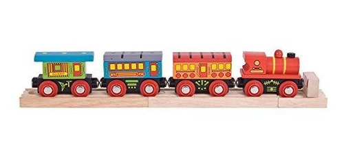 Tren De Pasajeros Bigjigs Toys - Otras Marcas Importantes De