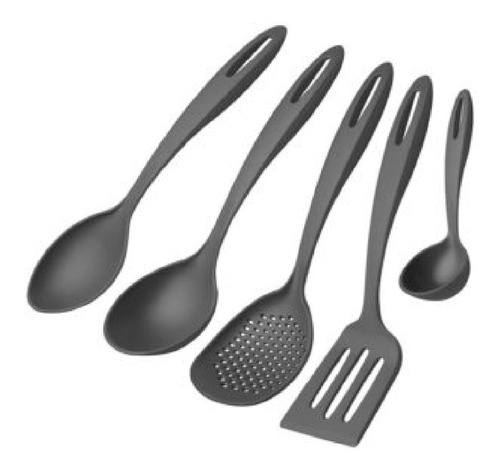 Juego De Utensillos 5pzs Utilita Nylon Tramontina Cocina