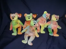 Comprar Peluches Ty Beanie Baby Osos Coloridos Lote 12 Piezas