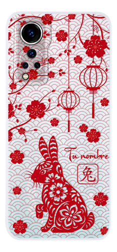 Funda Para Zte Horóscopo Chino Conejo Con Tu Nombre