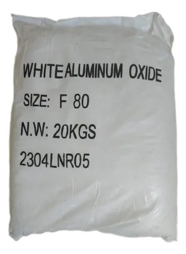 comprar Óxido De Aluminio Blanco No. 80 Saco De 20 Kgs.