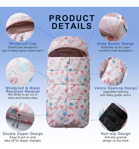Saco De Dormir Universal Para Cochecito, Saco De Dormir Para