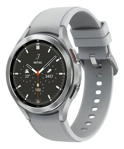 Galaxy Watch 4 Classic Bt 46mm 16gb 1,5 Ram Prata Samsung