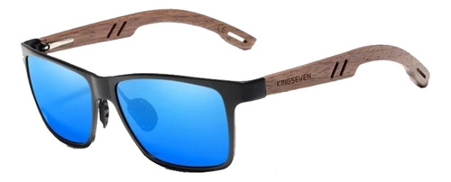 Lentes De Sol Gafas Kingseven Madera Bambu Polarizados Uv400