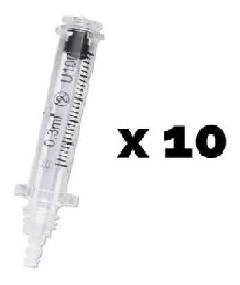 Pack 10 Jeringas Hyaluron Pen 3ml Cartucho Repuesto