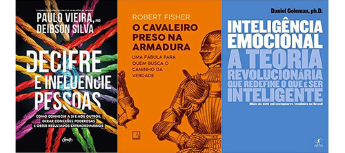 Kit 3 Livros Decifre Influencie + Cavaleiro + Inteligencia, De Paulo Vieira. Editora Gente Em Português