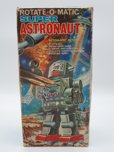 Robot Super Astronauta Rotate O Matic 60´s Japón Si Funciona (Usado)