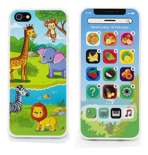 Jx Celular De Brinquedo Infantil Com Luz E Música