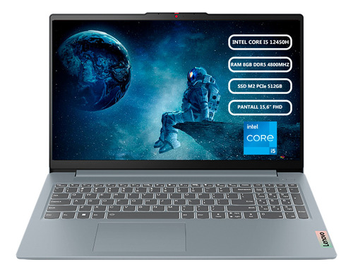 Portátil Lenovo Intel Core I5 12450h 8gb 512gb Ssd Touch Fhd