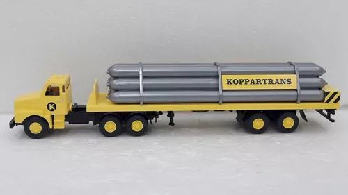 Mercedes Benz Arocs 1843 Carreta Caçamba - Herpa - 1/87