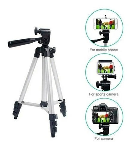 Trípode Para Celular Cámara Gopro 3110 Hasta 102cm Aluminio