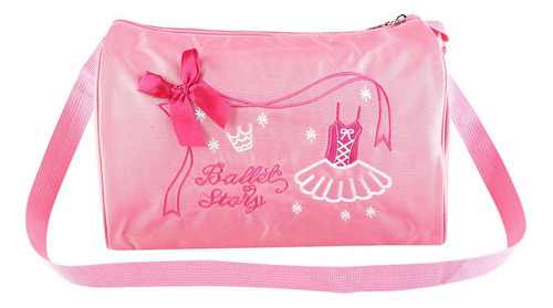 Bolsa Bordada Rosa De Bailarina De Ballet Para Niña