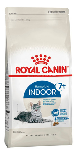 Alimento Royal Canin Feline Health Nutrition Indoor 7+ para gato senior todos los tamaños sabor mix en bolsa de 400 g