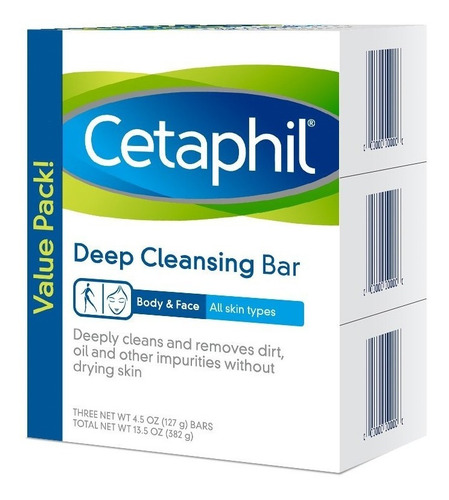 Jabón Cetaphil 3 X 110