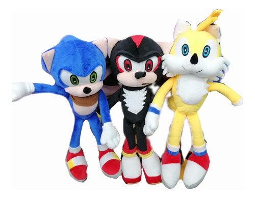 Sonic, Shadow Y Tails Grandes De 60cmts Más Envío Gratis 