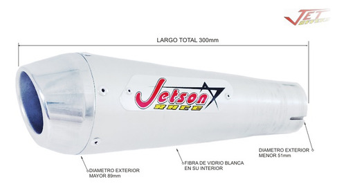 Escape Jetson Mr-conico-tc/alu Chopera Custom Gp Pista