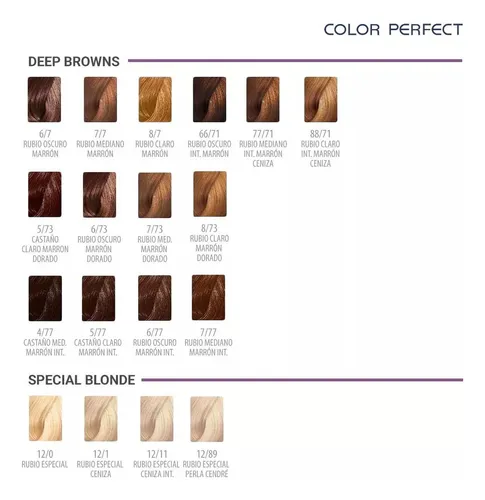 Wella Color Perfect Coloración X 60 Ml