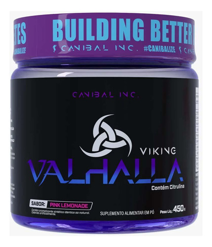 Pré Treino Viking Valhalla Canibal Inc 450g Pink Lemonade