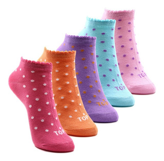 6 Pares De Niñas diseñador Brown/orange Rayas calcetines de tobillo todos los tamaños ye04