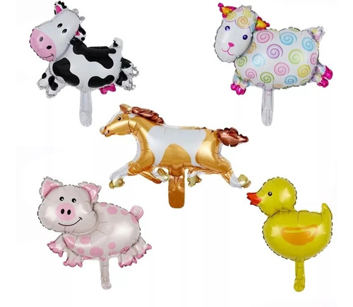 Globos De Animales De  Granja , Vaca Lola Son Americanos! 