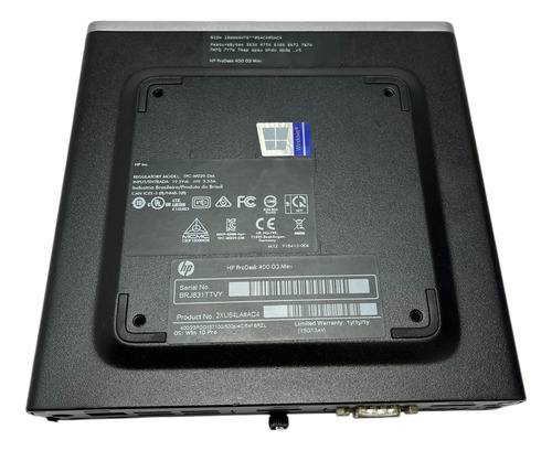 Desktop Mini Hp Prodesk 400 G3 I5 7th 8gb Ssd 256gb (Recondicionado)