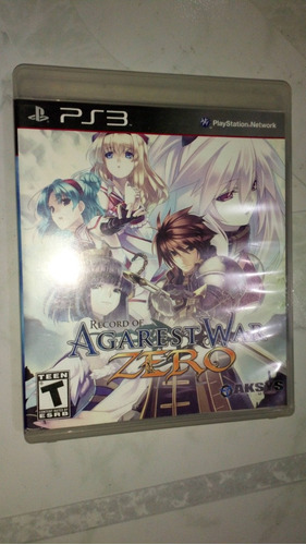 Playstation 3 Ps3 Record Of Agarest War Zero Rpg Completo