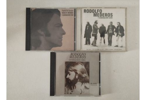 Rodolfo Mederos. Lote 3 Cds  