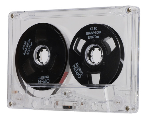 Cinta De Casete En Blanco Con Rollo De Metal Para 50 Minutos