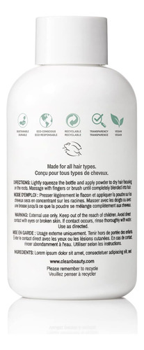 Clean Reserve Shampoo Seco Tapioca | Todos Os Tipos De Cabel