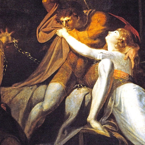 Cuadro Percival Liberando A Belisane - Henry Fuseli - 1780s