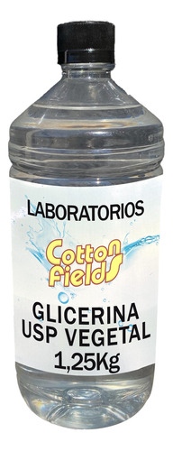 Glicerina Usp Vegetal X 1.25kg - Quimica Cotton
