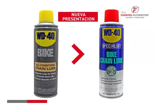 Lubricante Cadena Bicicleta Wd-40 Bike Todas Condiciones Aerosol