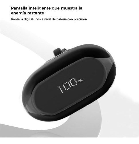 Power Bank 10 000 Mah Batería Portatil Para iPhone Y Tipo C