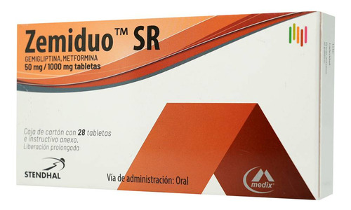 Zemiduo Sr 50/100 Mg Tableta C28 Pack De 4