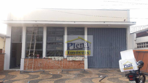 Salão Comercial Para Locação Com 280 M² - Vila Valle - Sumaré/sp - Sl0558