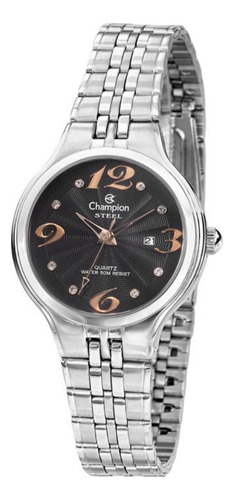 Relógio Champion Feminino Prata Cs28370p Aço Inoxidável