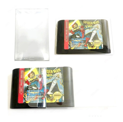 Caja O Funda De Exhibición Para Cartuchos Famicom O Genesis