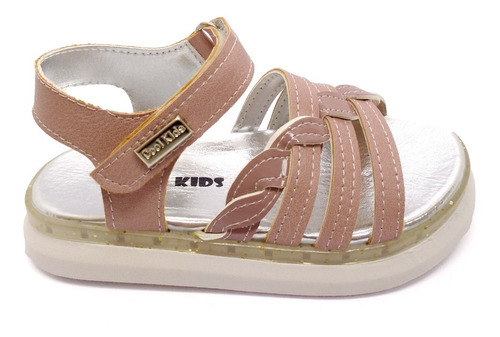Imagen 2 de 6 de Sandalias Urbanas Nena Abrojo Plataforma Glitter Niña Nueva